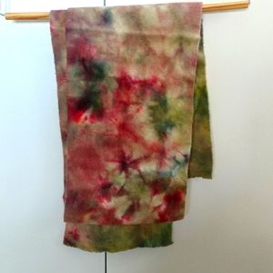Beautiful Hand Dyed Wool Scarf
